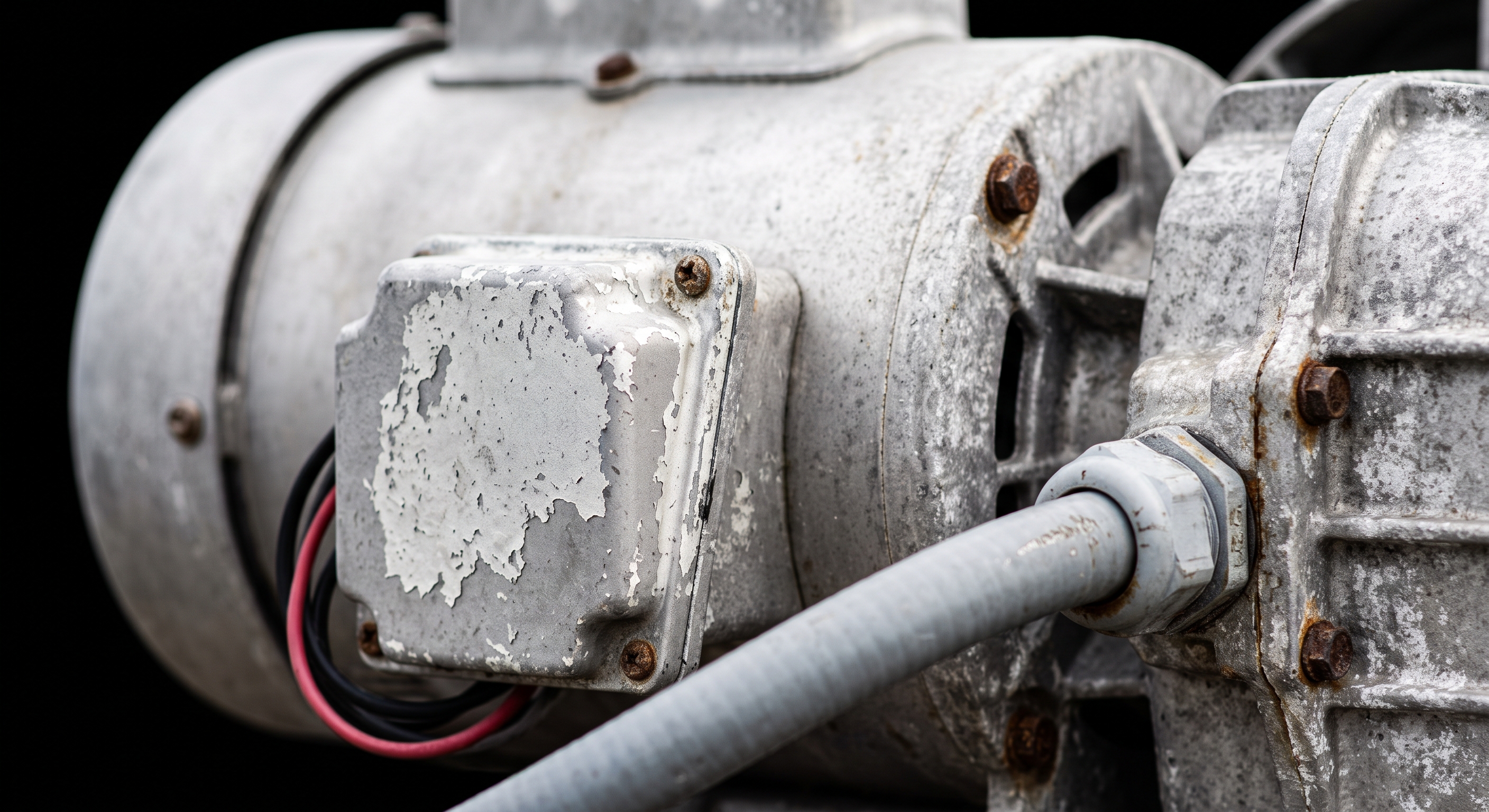 Boat lift motor and gearbox housing